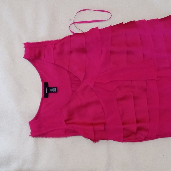 Alfani Tops - - Alfani tank top pink ruffles size medium